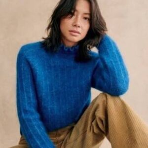 Sezane LORIS Jumper (Bleu Flash) NWT